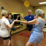 A circle of Vrksasana - the tree pose!